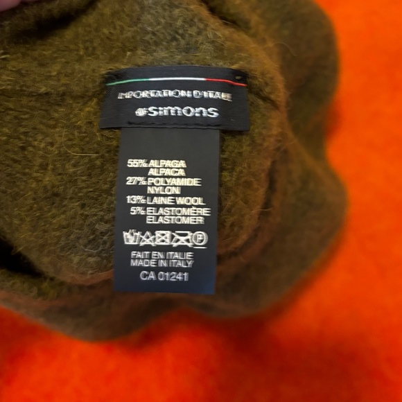 Alpaca and wool beret hat made in Italy NWT - Picture 5 of 7